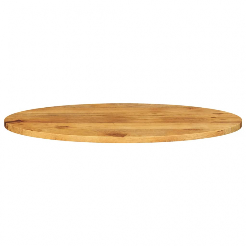 Tischplatte 110x50x2,5 cm Oval Massivholz Mango