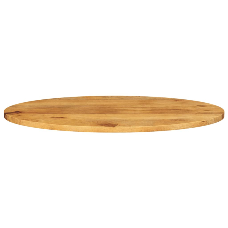 Tischplatte 120x50x3,8 cm Oval Massivholz Mango