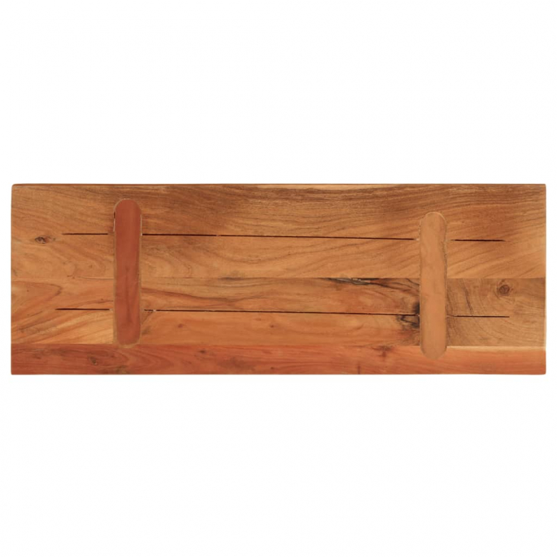 Tischplatte 80x20x2,5 cm Rechteckig Massivholz Akazie