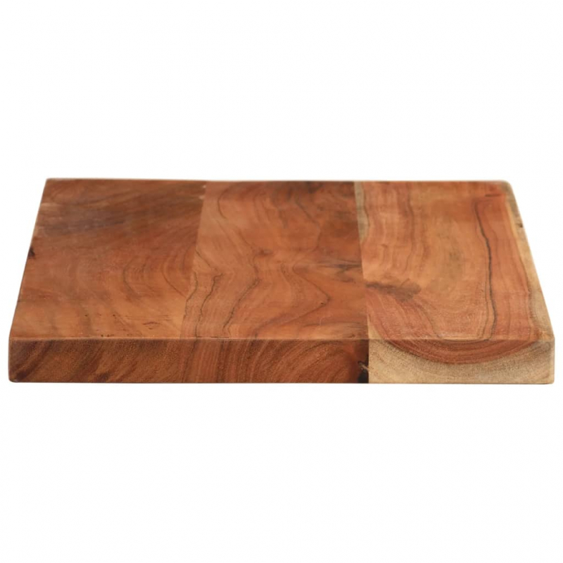 Tischplatte 40x30x2,5 cm Rechteckig Massivholz Akazie