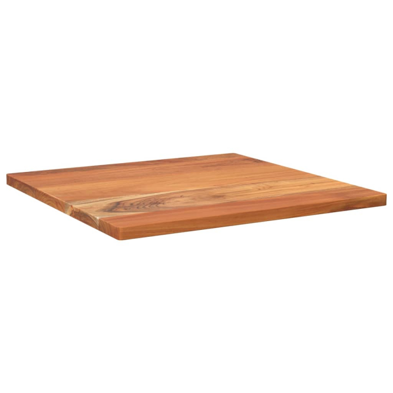 Tischplatte 50x50x2,5 cm Quadratisch Massivholz Akazie