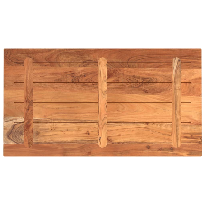 Tischplatte 120x70x2,5 cm Rechteckig Massivholz Akazie
