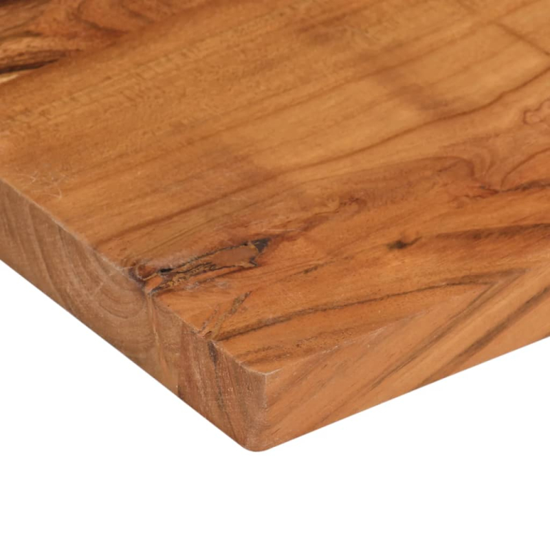 Tischplatte 100x80x2,5 cm Rechteckig Massivholz Akazie