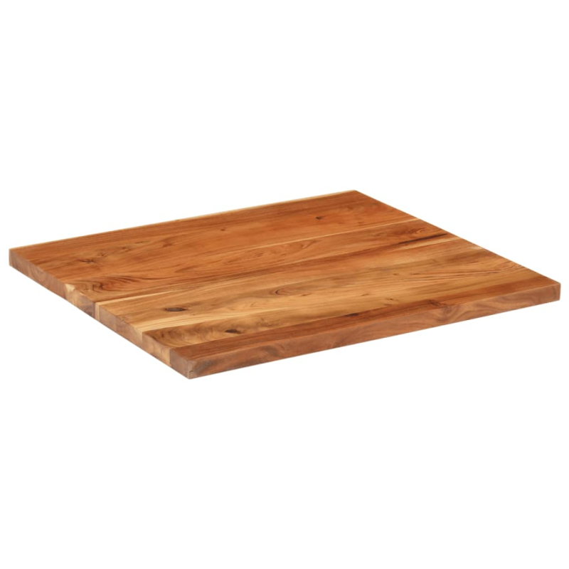 Tischplatte 110x80x2,5 cm Rechteckig Massivholz Akazie