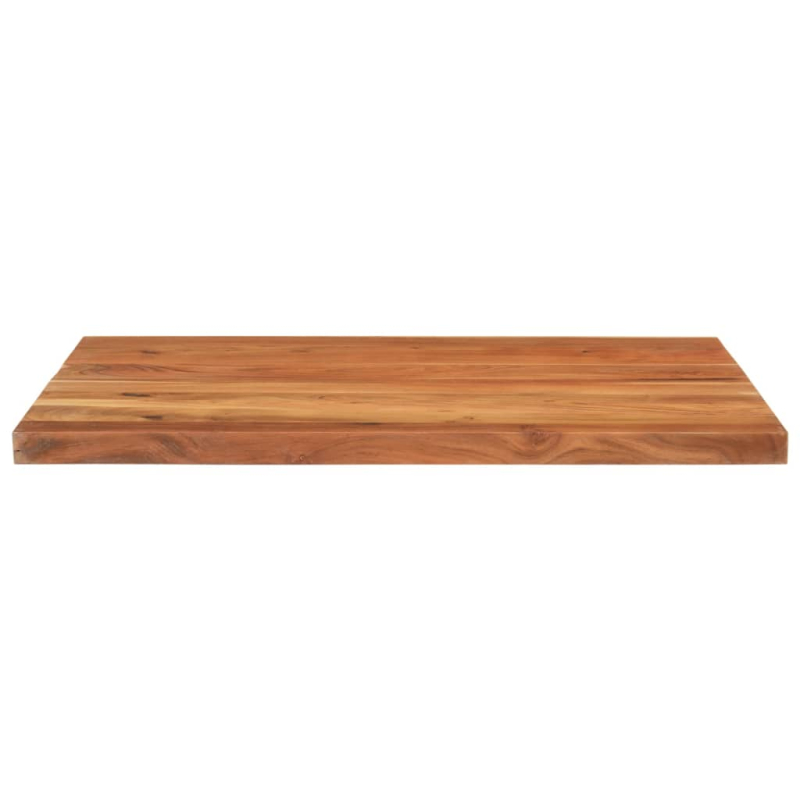 Tischplatte 110x80x2,5 cm Rechteckig Massivholz Akazie