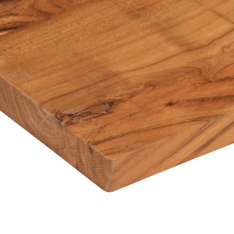 Tischplatte 110x80x2,5 cm Rechteckig Massivholz Akazie