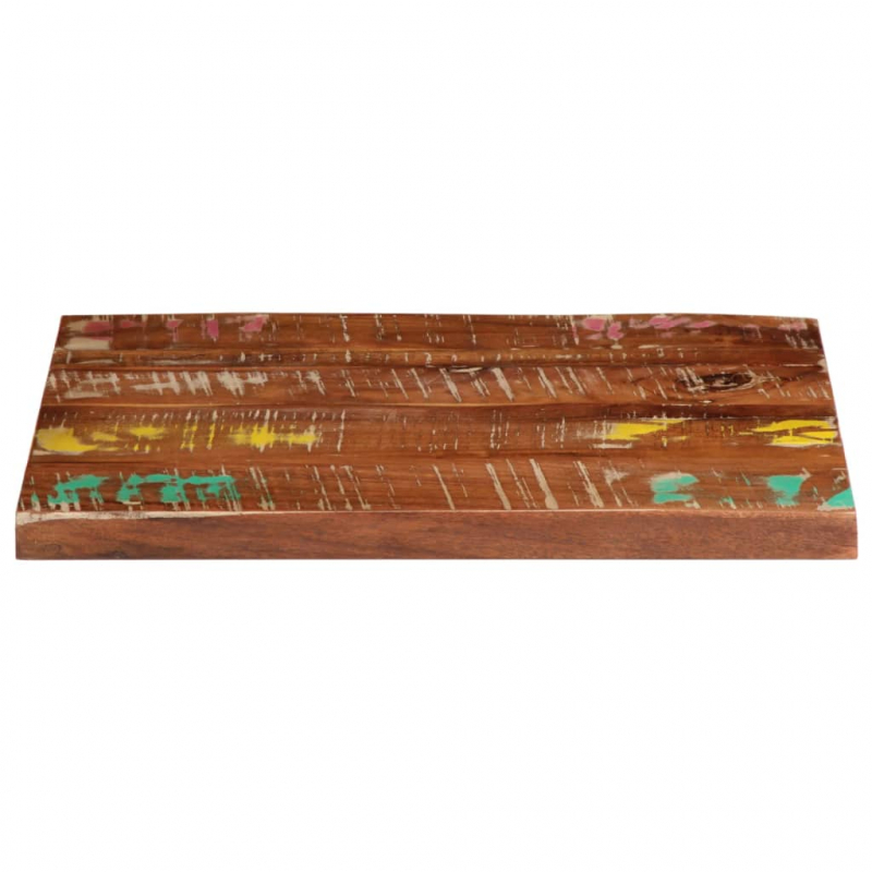Tischplatte 60x50x3,8 cm Rechteckig Altholz Massiv