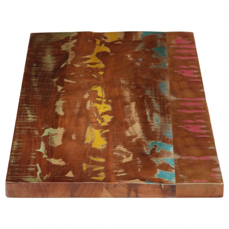 Tischplatte 140x50x3,8 cm Rechteckig Altholz Massiv