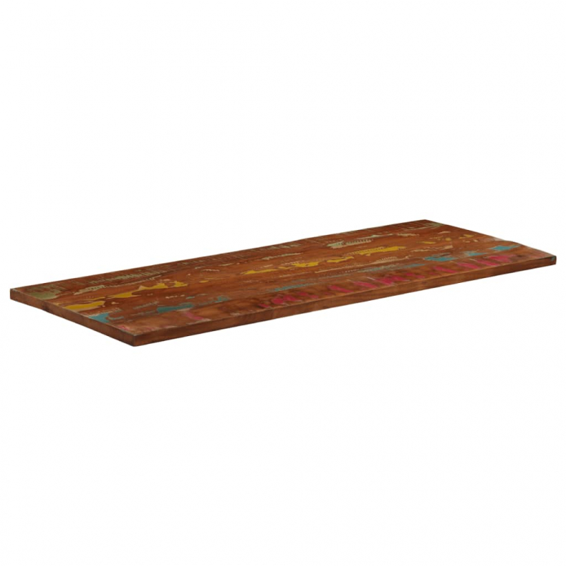 Tischplatte 160x50x3,8 cm Rechteckig Altholz Massiv