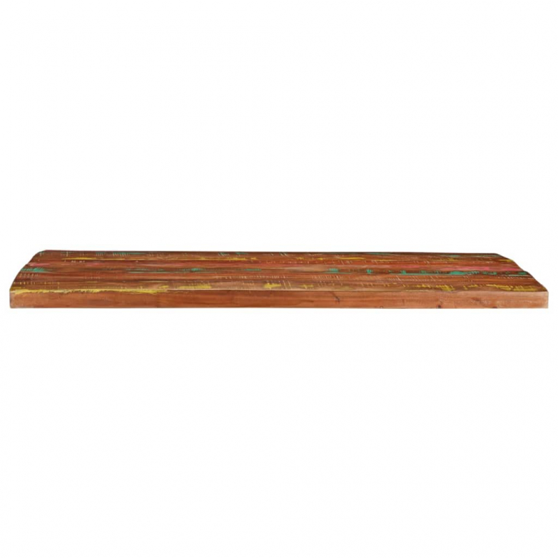 Tischplatte 90x80x3,8 cm Rechteckig Altholz Massiv