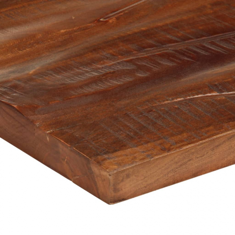 Tischplatte 50x50x2,5 cm Quadratisch Altholz Massiv