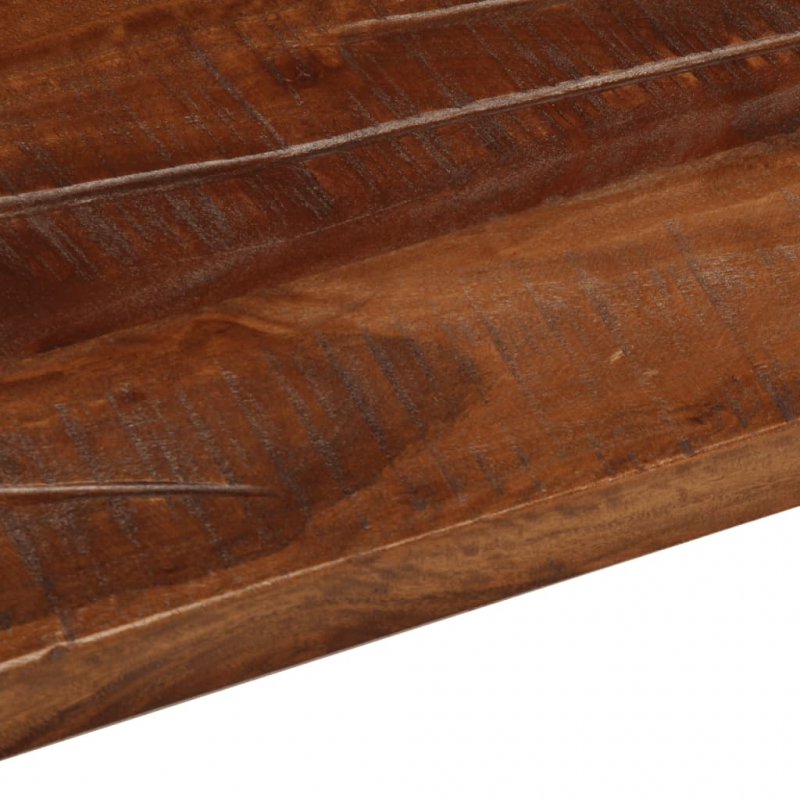 Tischplatte 50x50x2,5 cm Quadratisch Altholz Massiv