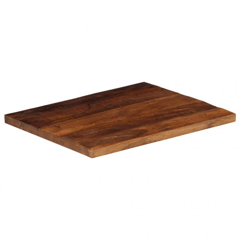 Tischplatte 60x50x2,5 cm Rechteckig Altholz Massiv