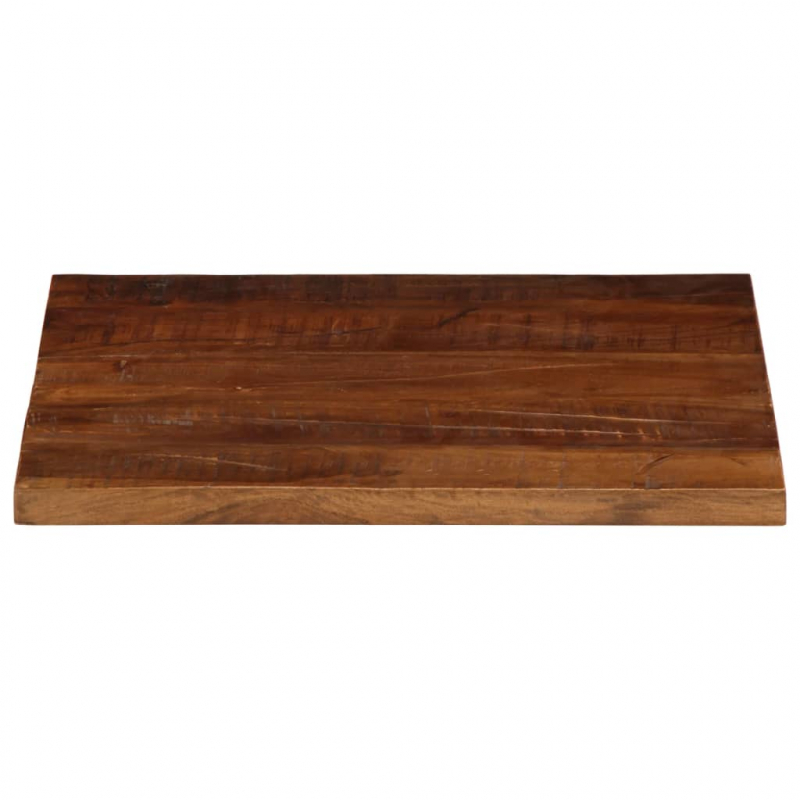 Tischplatte 60x50x2,5 cm Rechteckig Altholz Massiv
