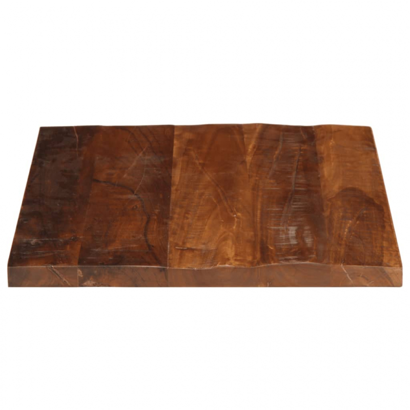 Tischplatte 60x50x2,5 cm Rechteckig Altholz Massiv