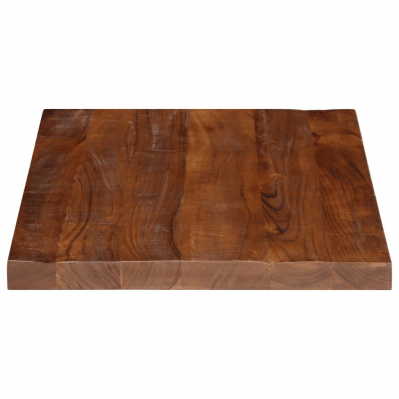Tischplatte 80x50x2,5 cm Rechteckig Altholz Massiv