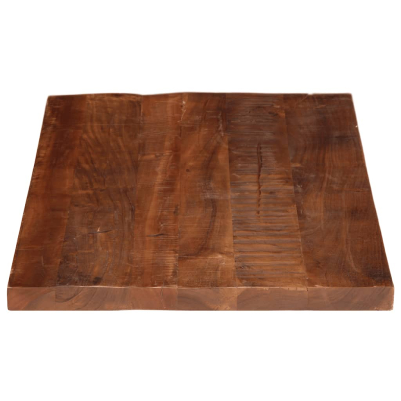 Tischplatte 100x50x2,5 cm Rechteckig Altholz Massiv