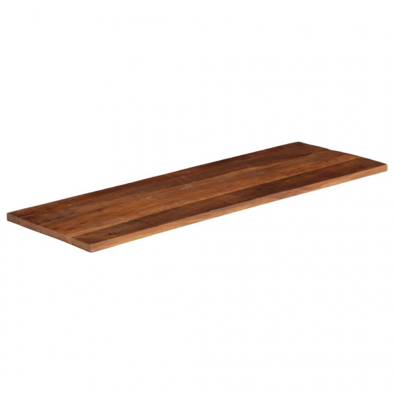 Tischplatte 140x50x2,5 cm Rechteckig Altholz Massiv
