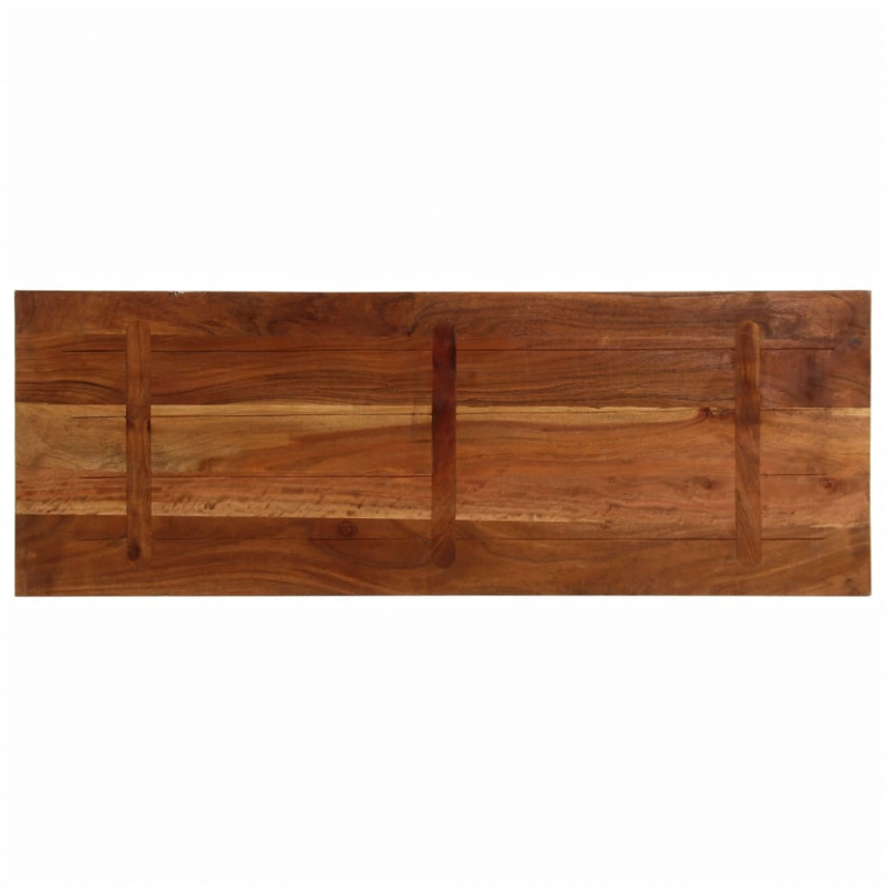 Tischplatte 140x50x2,5 cm Rechteckig Altholz Massiv