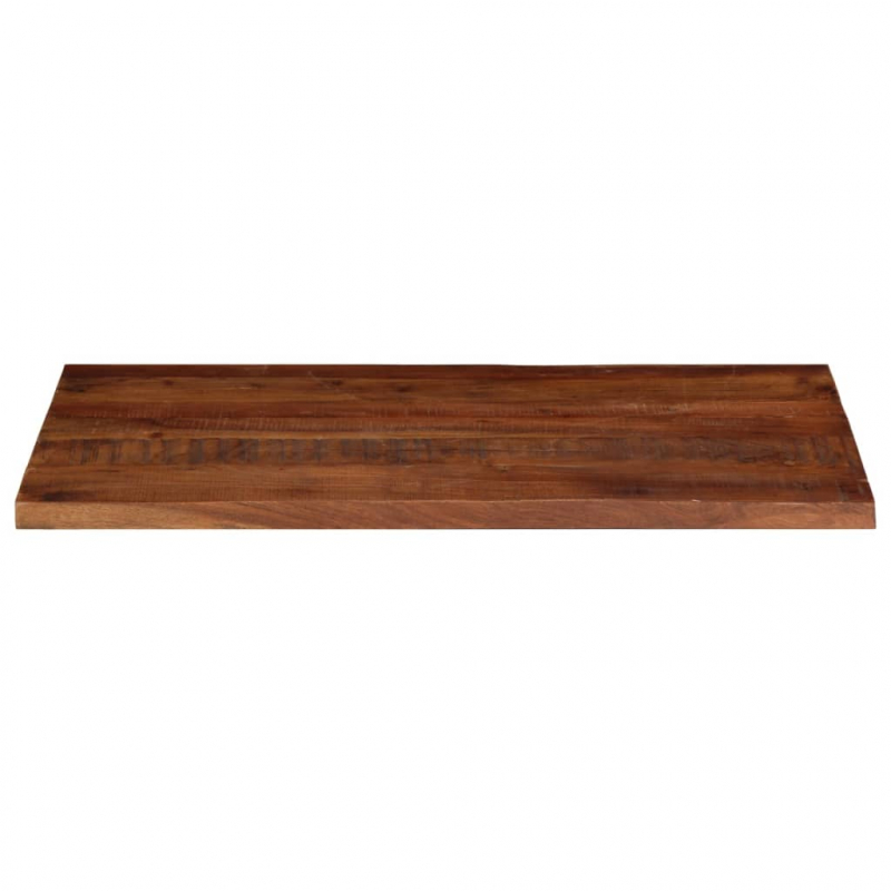 Tischplatte 100x60x2,5 cm Rechteckig Altholz Massiv