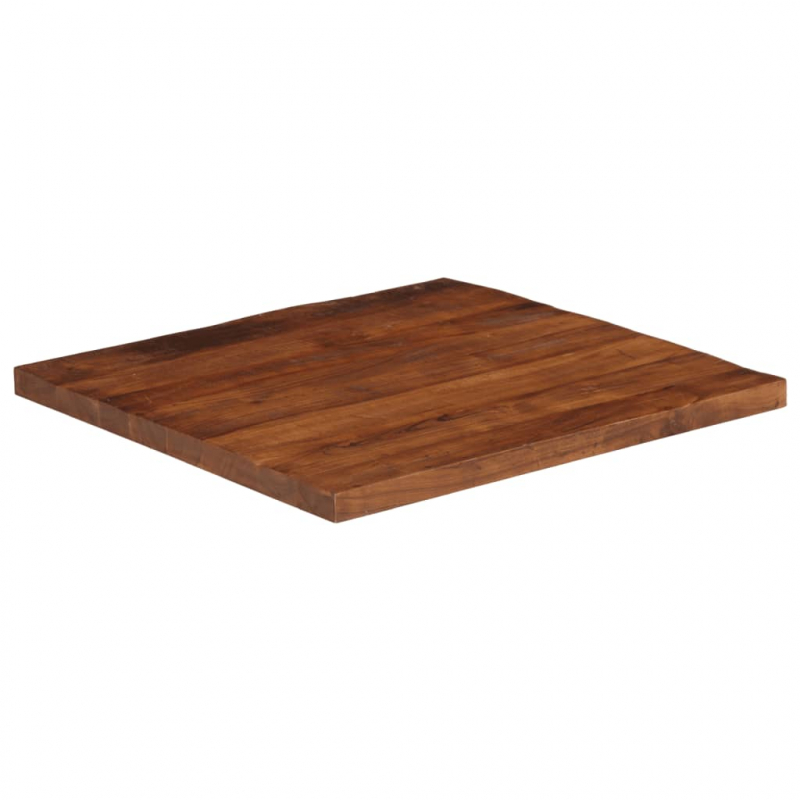Tischplatte 70x70x2,5 cm Quadratisch Altholz Massiv