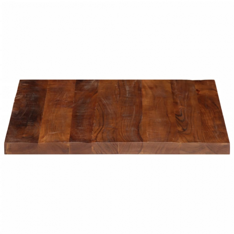 Tischplatte 70x70x2,5 cm Quadratisch Altholz Massiv