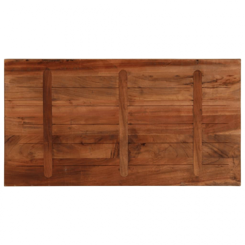 Tischplatte 120x70x2,5 cm Rechteckig Altholz Massiv