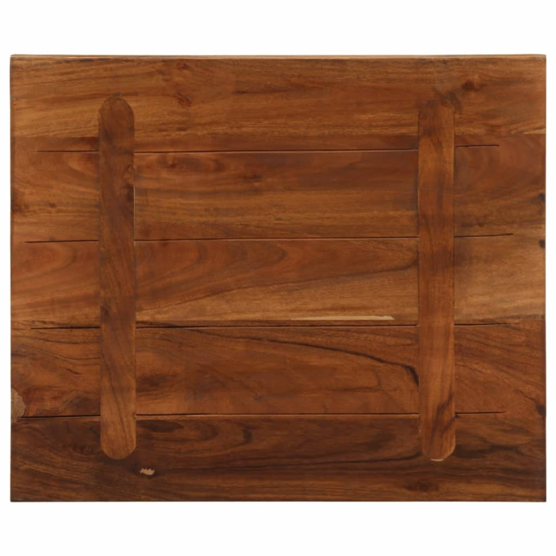Tischplatte 60x50x3,8 cm Rechteckig Altholz Massiv