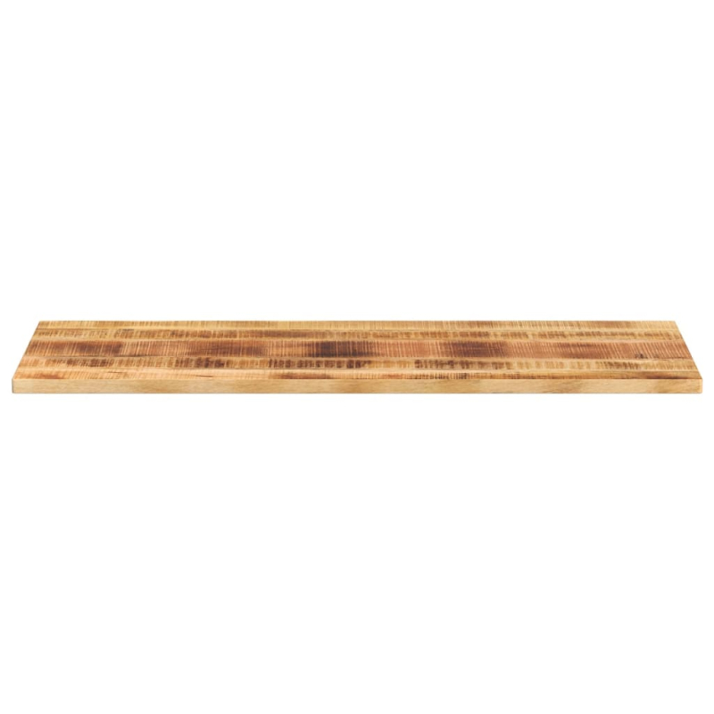 Tischplatte 140x60x2,5 cm Rechteckig Raues Massivholz Mango