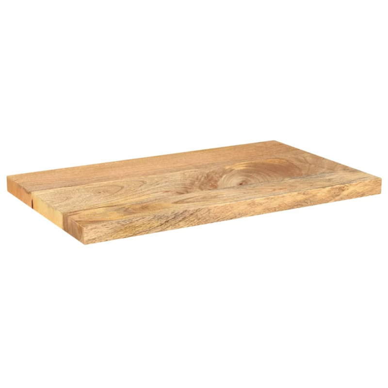 Tischplatte 40x20x2,5 cm Rechteckig Massivholz Mango