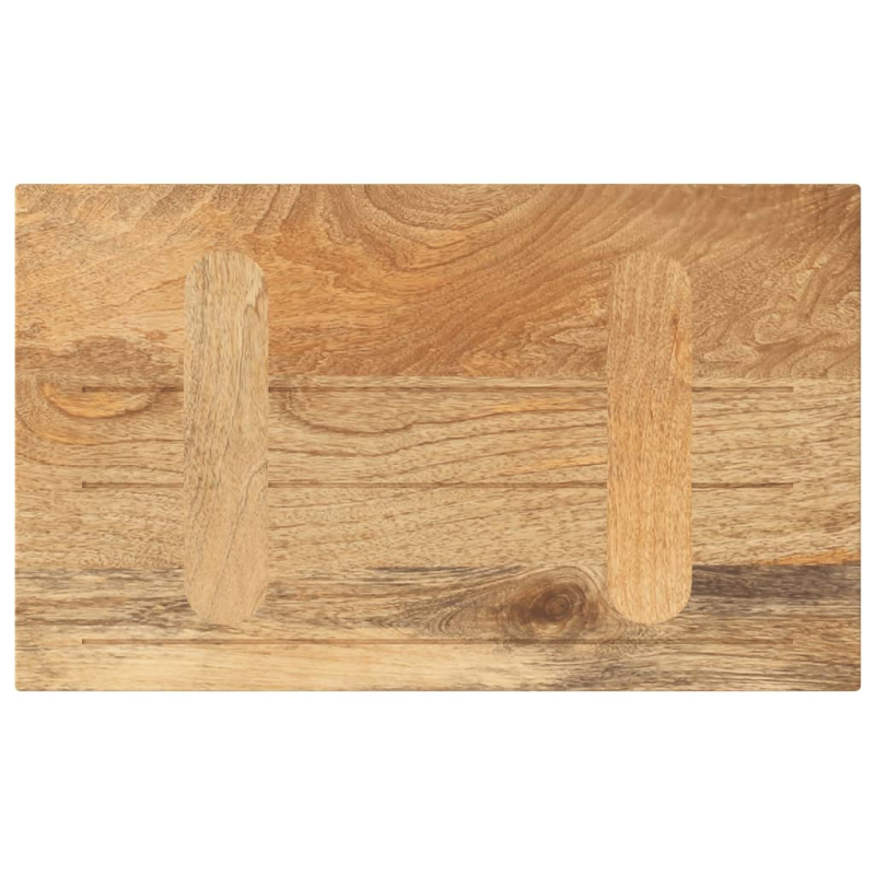 Tischplatte 40x20x2,5 cm Rechteckig Massivholz Mango