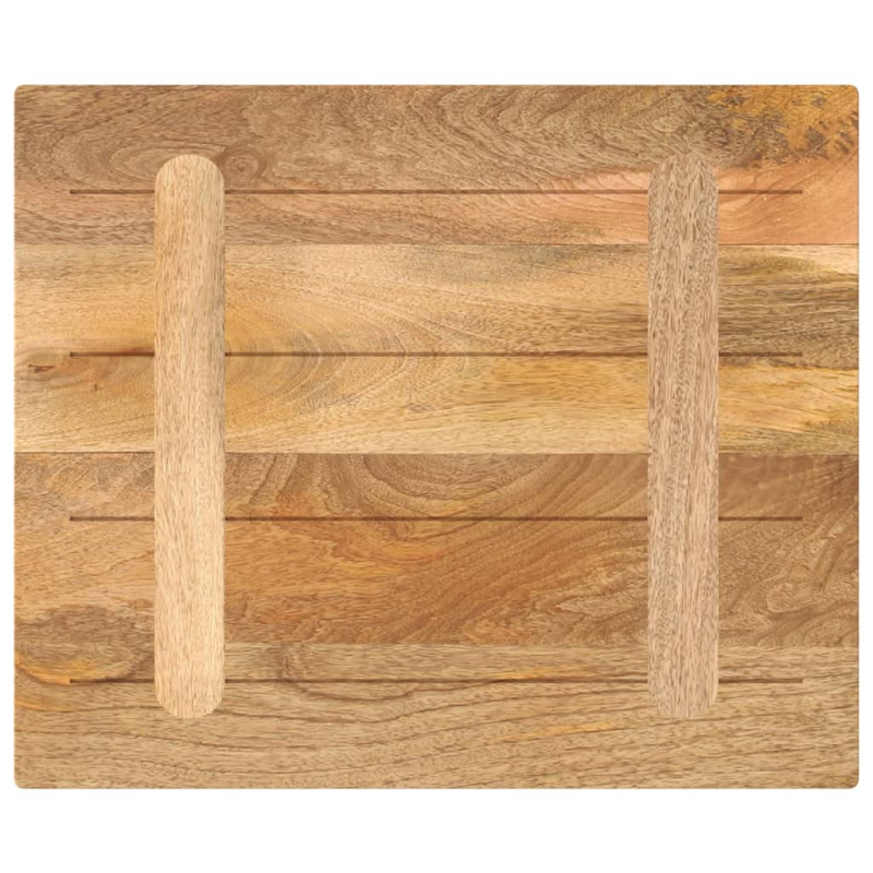 Tischplatte 60x50x2,5 cm Rechteckig Massivholz Mango