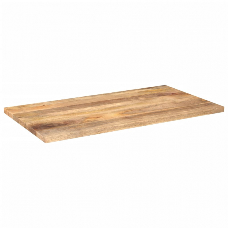 Tischplatte 100x50x2,5 cm Rechteckig Massivholz Mango