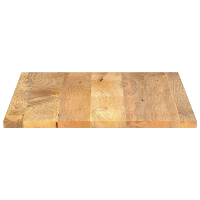 Tischplatte 110x80x2,5 cm Rechteckig Massivholz Mango