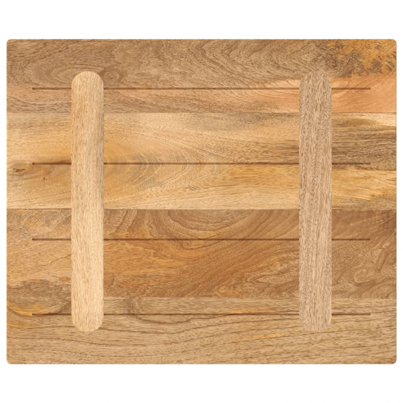 Tischplatte 60x50x3,8 cm Rechteckig Massivholz Mango