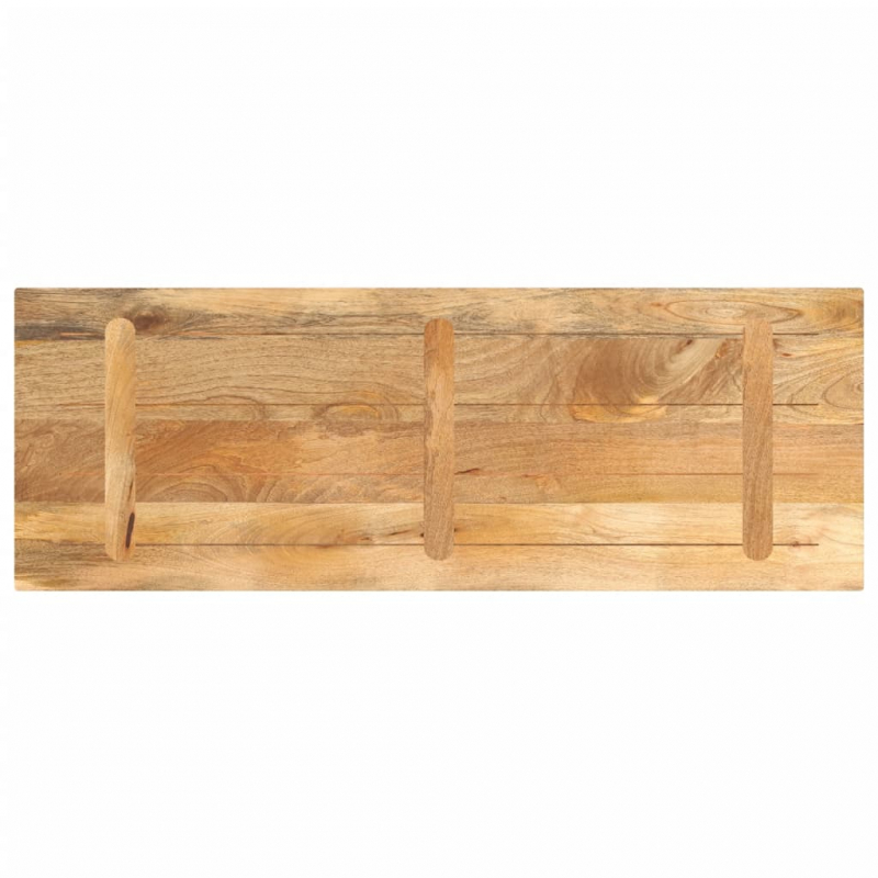 Tischplatte 160x50x3,8 cm Rechteckig Massivholz Mango