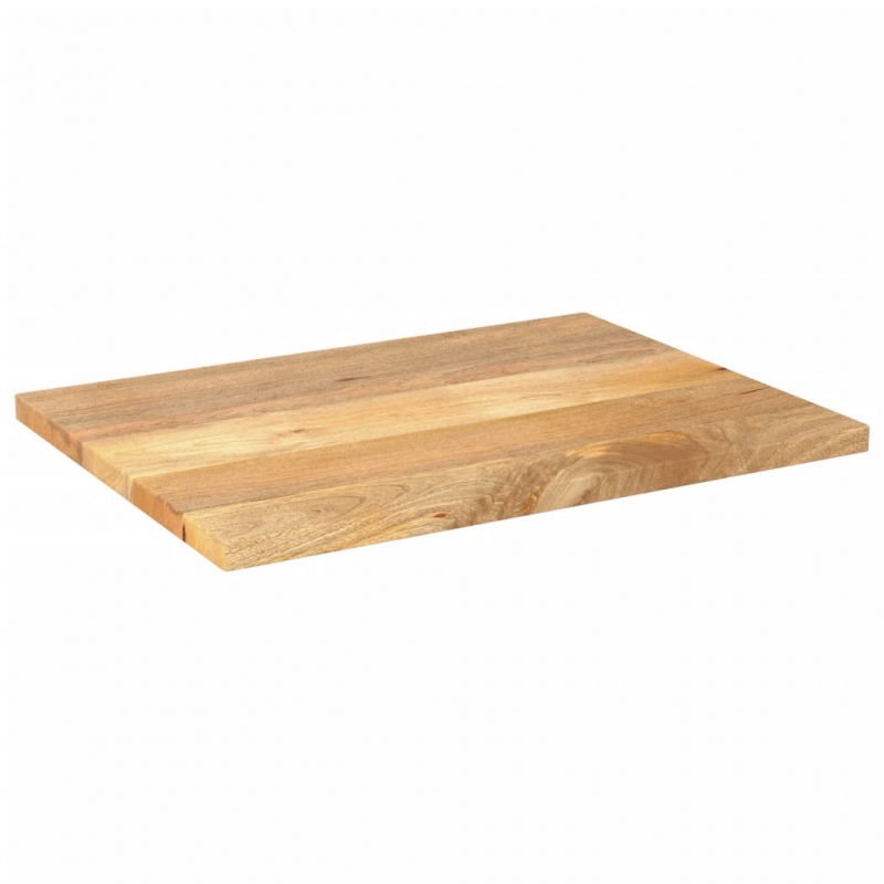 Tischplatte 70x60x3,8 cm Rechteckig Massivholz Mango
