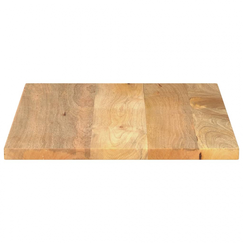 Tischplatte 90x60x3,8 cm Rechteckig Massivholz Mango