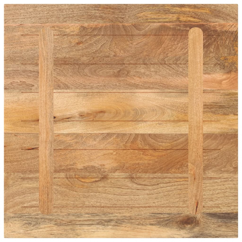 Tischplatte 70x70x3,8 cm Quadratisch Massivholz Mango