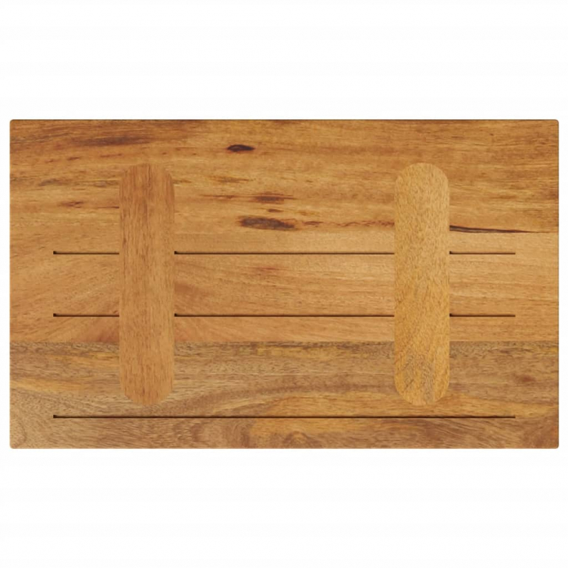 Tischplatte 40x30x2,5 cm Rechteckig Massivholz Mango