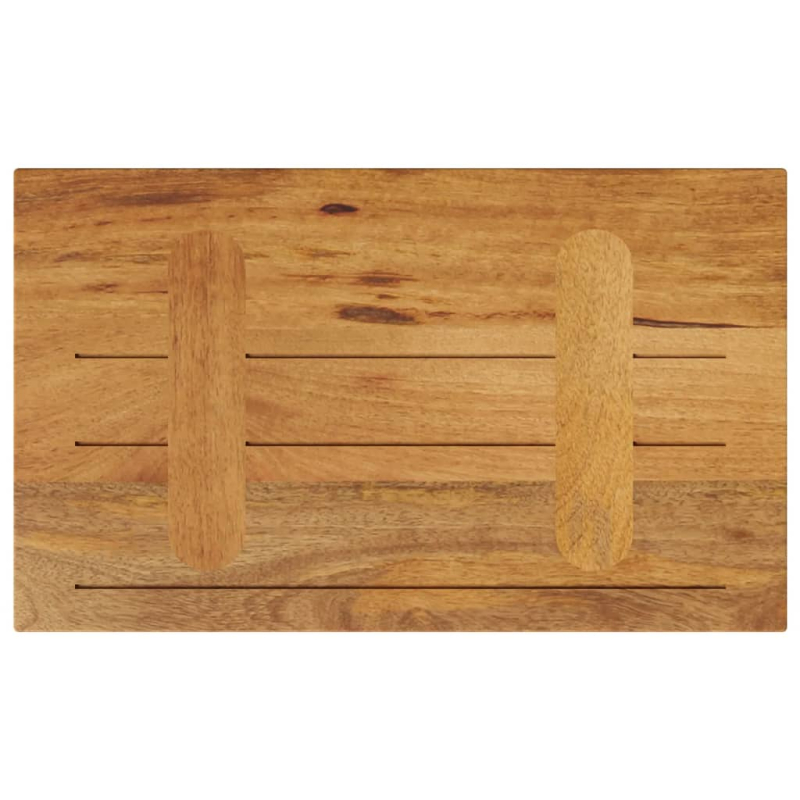 Tischplatte 60x40x2,5 cm Rechteckig Massivholz Mango