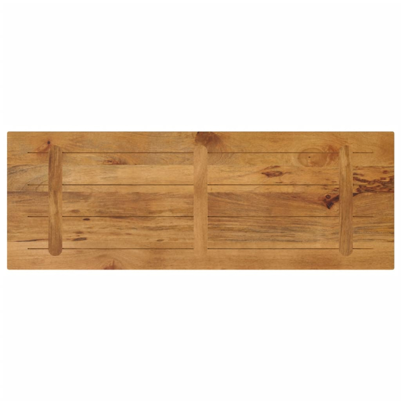 Tischplatte 140x50x2,5 cm Rechteckig Massivholz Mango