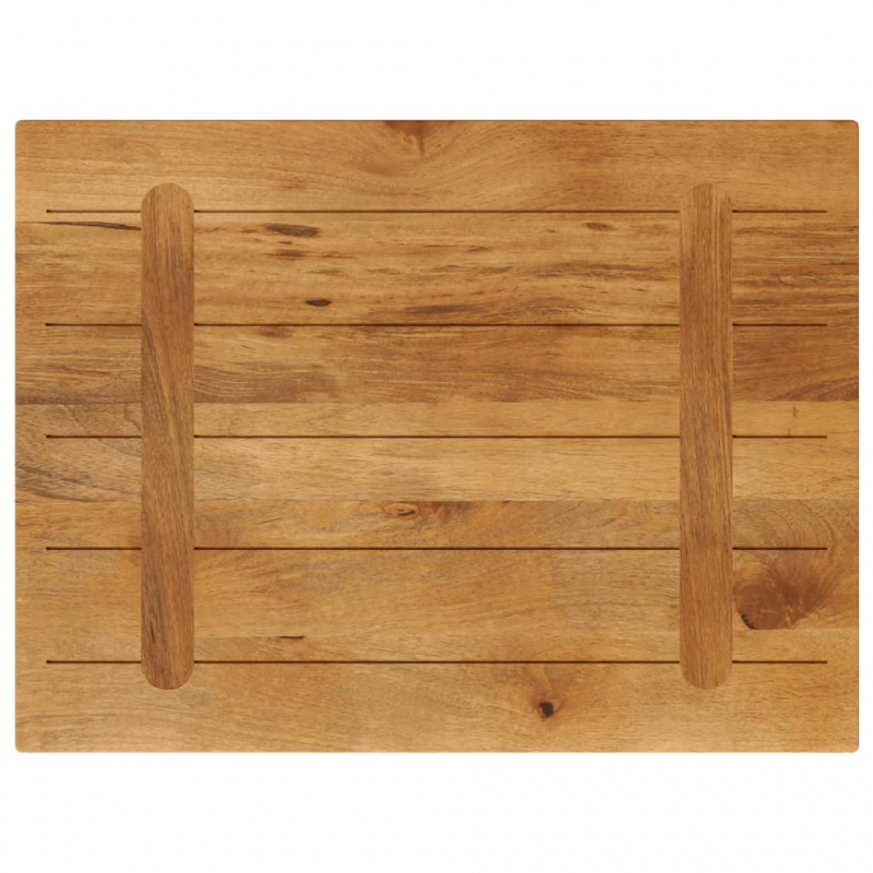 Tischplatte 80x60x2,5 cm Rechteckig Massivholz Mango