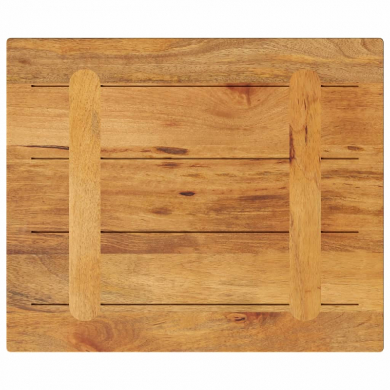 Tischplatte 60x50x3,8 cm Rechteckig Massivholz Mango