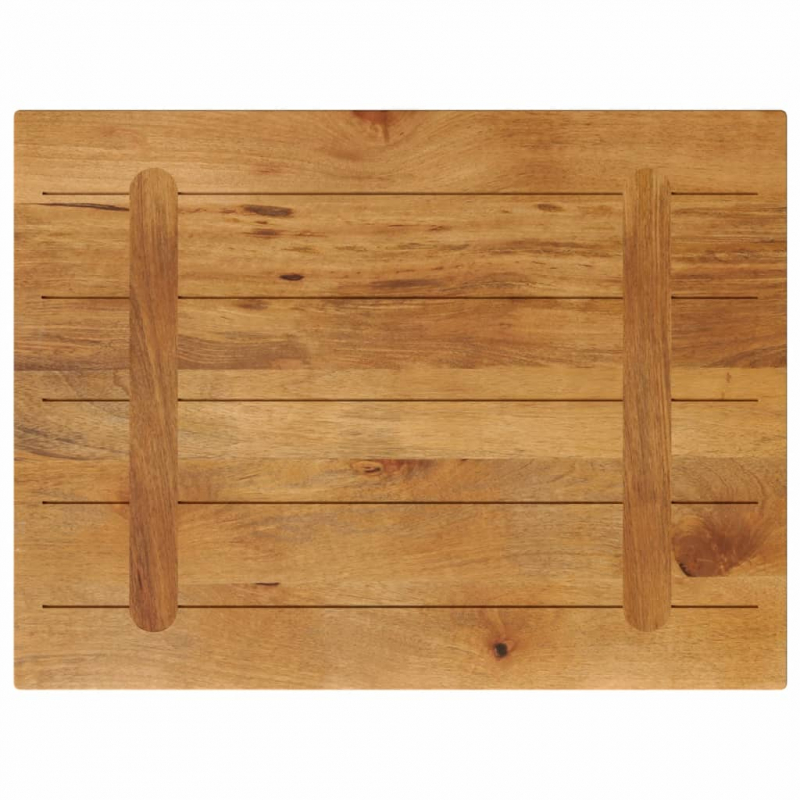 Tischplatte 70x50x3,8 cm Rechteckig Massivholz Mango