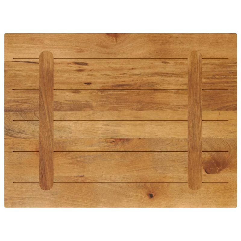Tischplatte 90x50x3,8 cm Rechteckig Massivholz Mango