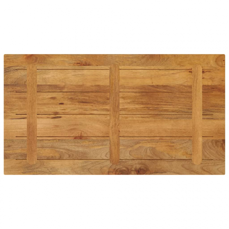 Tischplatte 100x50x3,8 cm Rechteckig Massivholz Mango