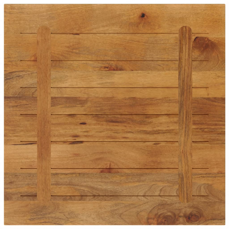 Tischplatte 70x70x3,8 cm Quadratisch Massivholz Mango