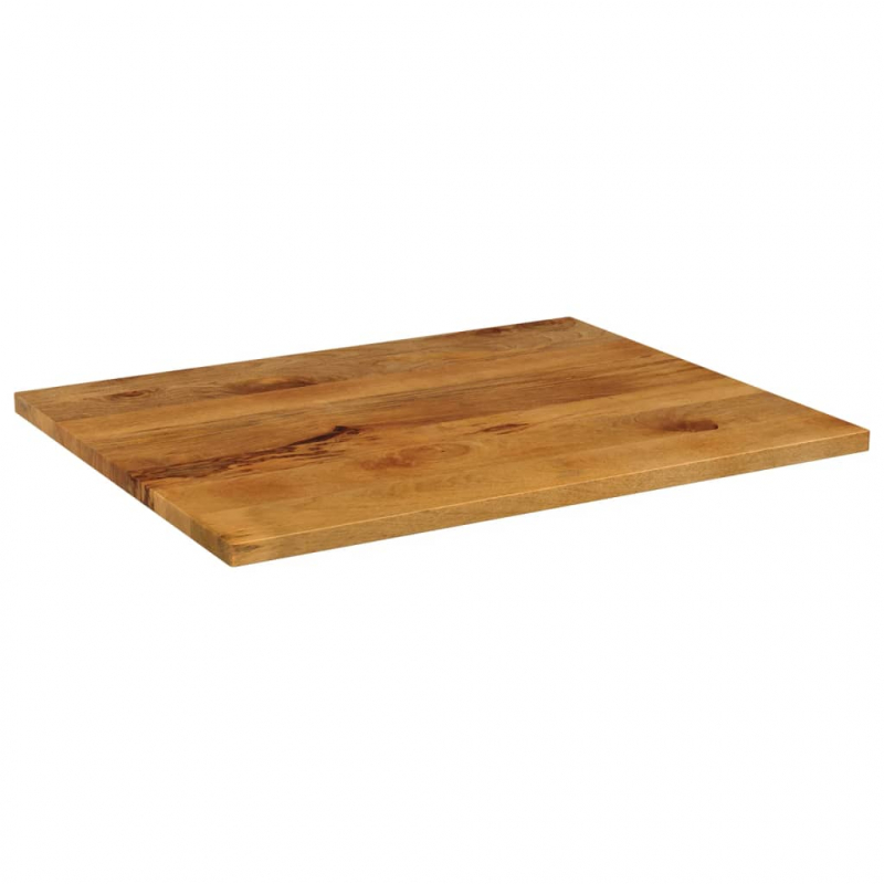Tischplatte 90x80x3,8 cm Rechteckig Massivholz Mango