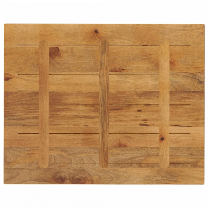 Tischplatte 90x80x3,8 cm Rechteckig Massivholz Mango